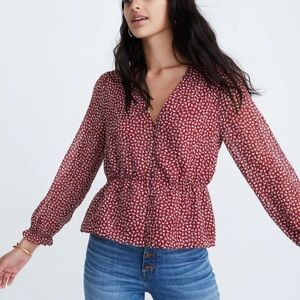 Madewell Overture Top In Ditsy Flowers